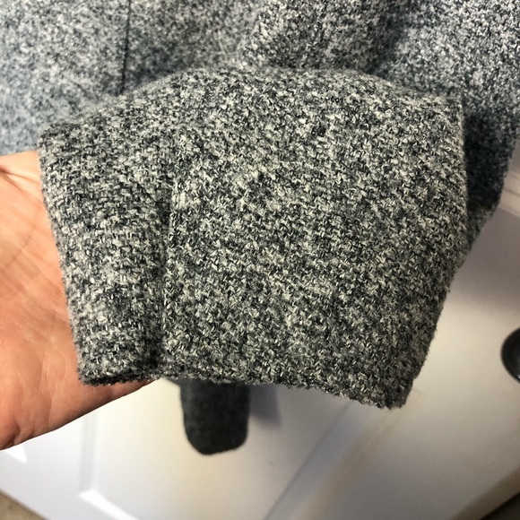 Coldwater Creek Tweed Ruffle Jacket Gray size XS - Picture 8 of 8